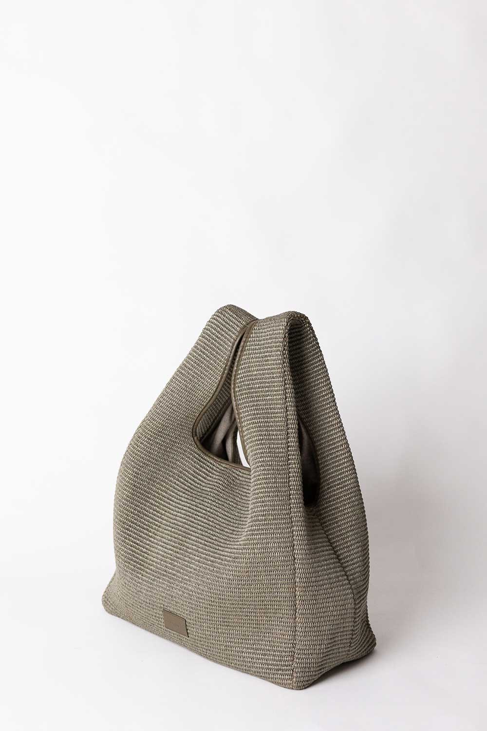 coolt, bobos over rafia olive, 2024, fashion made in italy