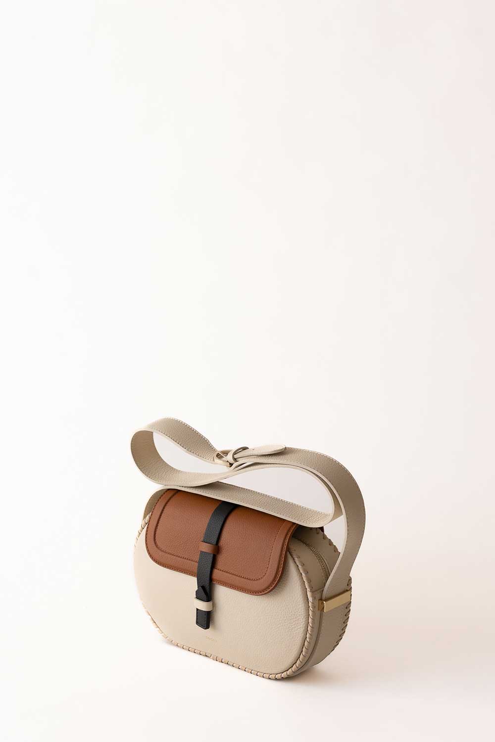 coolt, pineta bag burro & cuir, fashion made in italy
