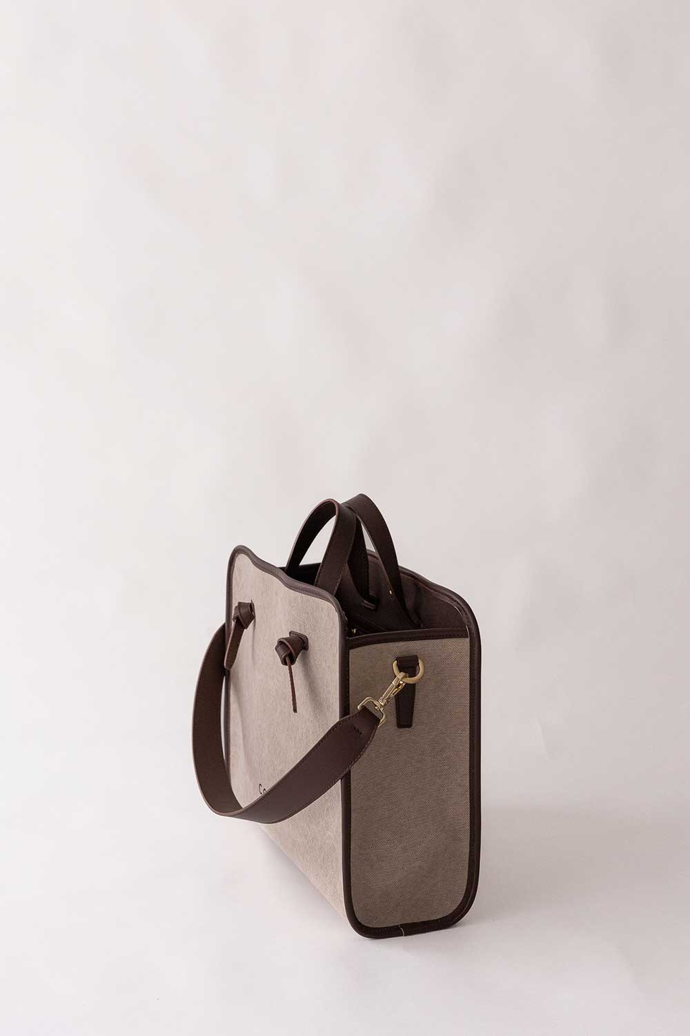 coolt, tote bag natural canvas over, fashion made in italy